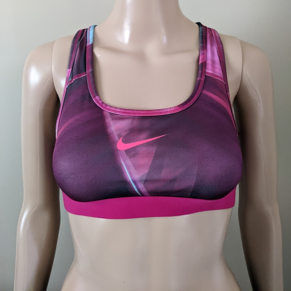 Nike sport Dry-fit multi-color bra, girl's large